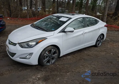 2015 Hyundai Elantra Sport z USA, uszkodzony, nr VIN KMHDH4AH3FU349219